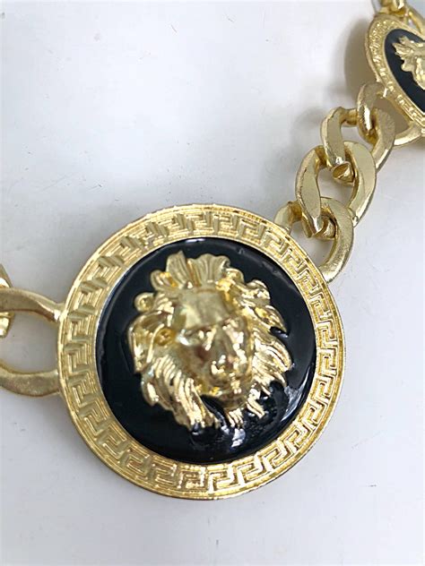 versace lion heads.